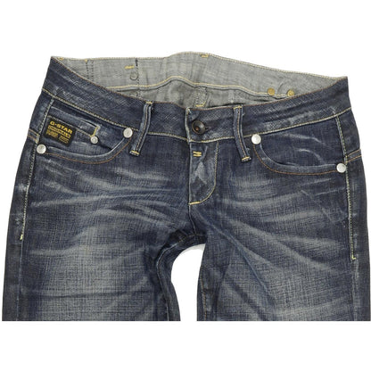 G-Star Midge Women Blue Straight Regular Stretch Jeans W30 L32
