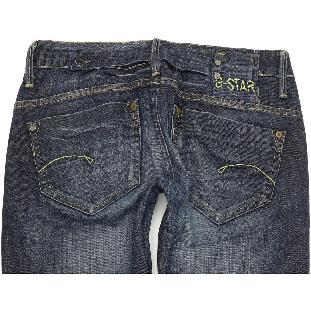 G-Star Midge Women Blue Straight Regular Stretch Jeans W30 L32