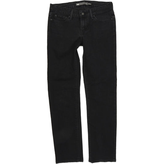 Levi's Slight Curve Women Black Skinny Slim Stretch Jeans W26 L29