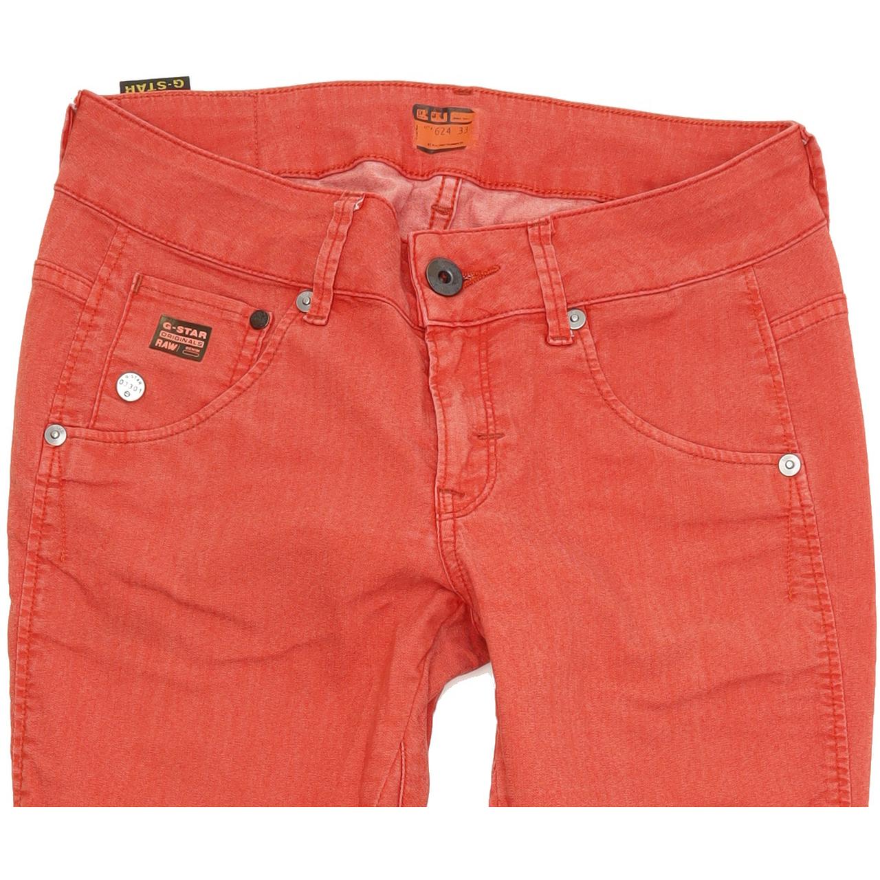 G-Star Arc 3D Women Red Skinny Slim Jegging Stretch Jeans W29 L30