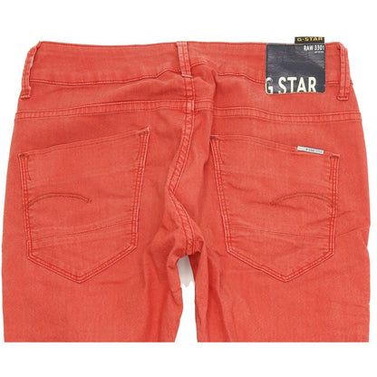 G-Star Arc 3D Women Red Skinny Slim Jegging Stretch Jeans W29 L30