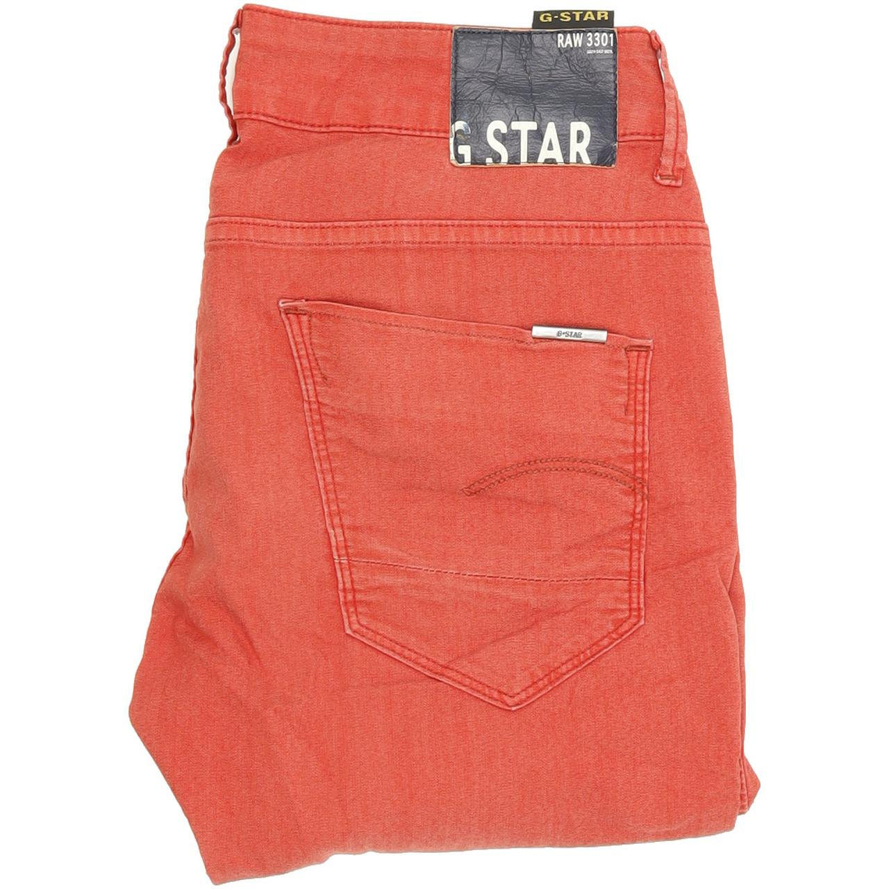 G-Star Arc 3D Women Red Skinny Slim Jegging Stretch Jeans W29 L30