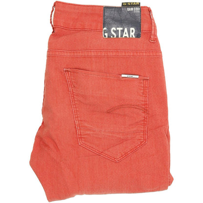G-Star Arc 3D Women Red Skinny Slim Jegging Stretch Jeans W29 L30