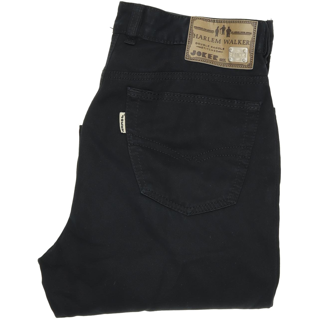 Joker Harlem Walker Men Black Straight Regular Jeans W35 L32