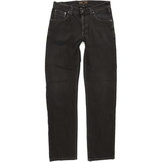 Pioneer Men Black Straight Regular Jeans W32 L34