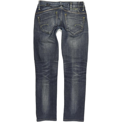 G-Star Women Blue Skinny Slim Stretch Jeans W27 L29