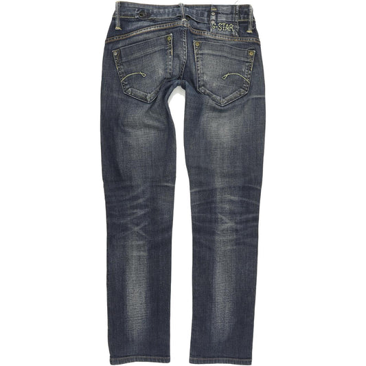G-Star Women Blue Skinny Slim Stretch Jeans W27 L29