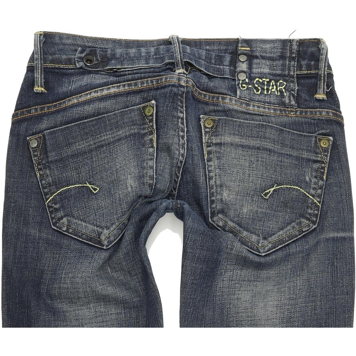 G-Star Women Blue Skinny Slim Stretch Jeans W27 L29