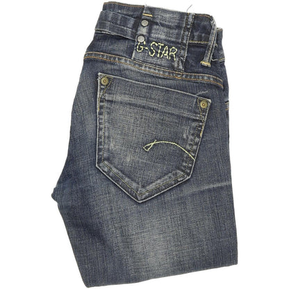 G-Star Women Blue Skinny Slim Stretch Jeans W27 L29