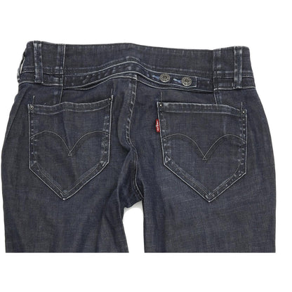 Levi's 571 Women Blue Straight Regular Stretch Jeans W30 L32