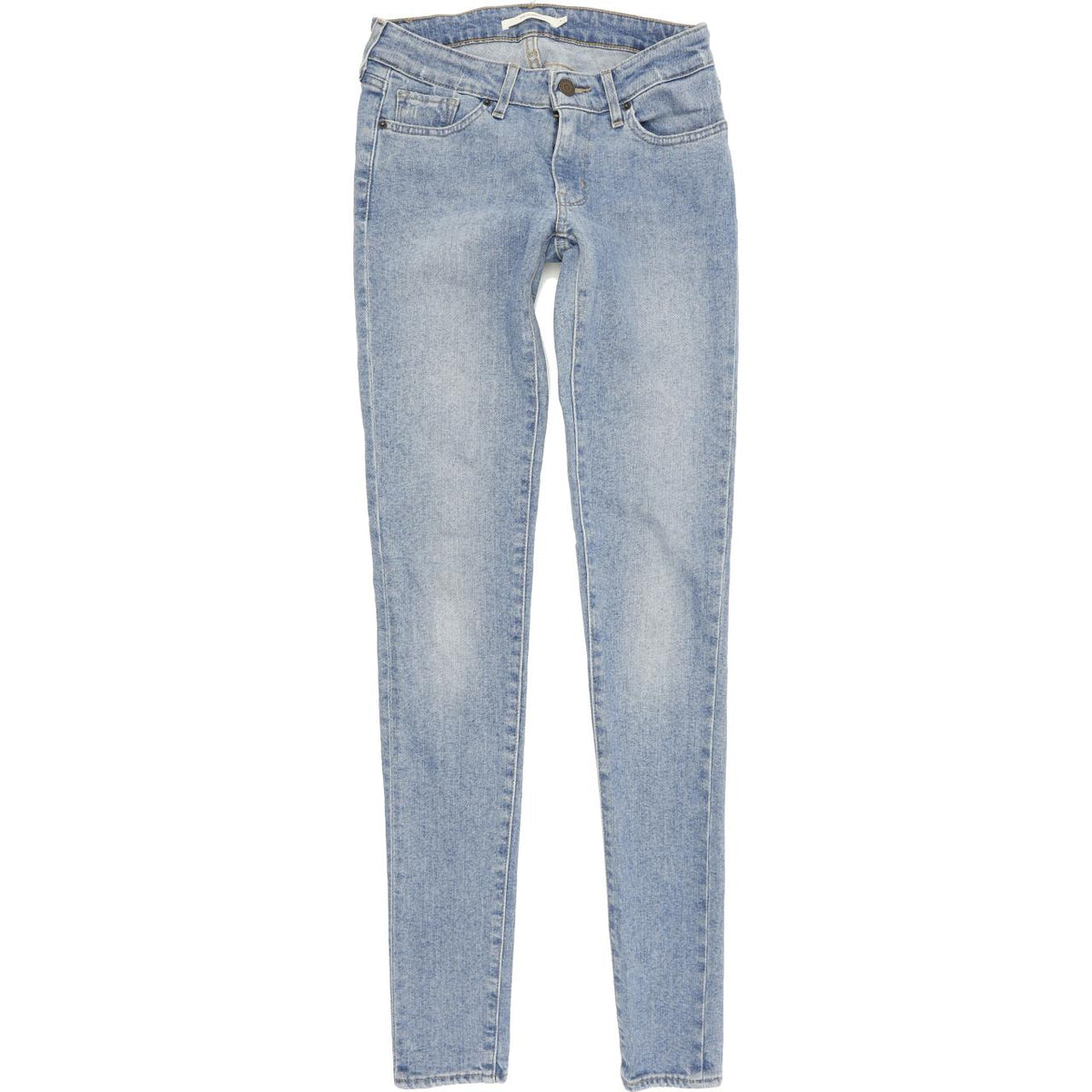Levi's 711 Women Blue Skinny Slim Stretch Jeans W24 L34