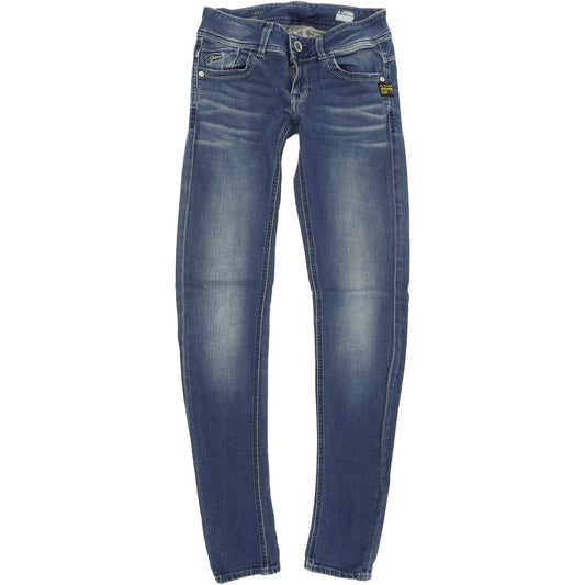 G-Star Lynn Women Blue Skinny Slim Stretch Jeans W26 L32