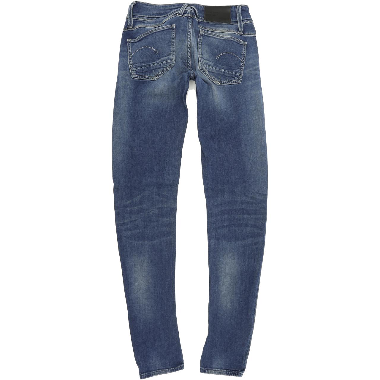 G-Star Lynn Women Blue Skinny Slim Stretch Jeans W26 L32