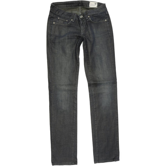 G-Star 3301 Women Blue Straight Regular Stretch Jeans W25 L32