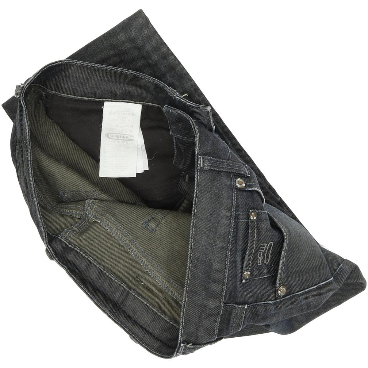 G-Star 3301 Women Blue Straight Regular Stretch Jeans W25 L32