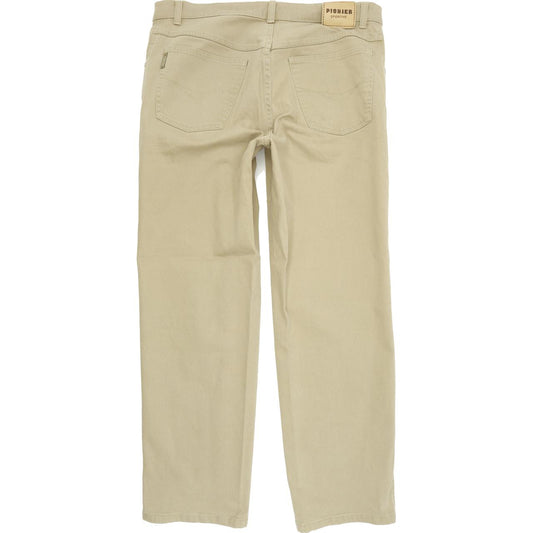 Pioneer Men Beige Straight Regular Stretch Jeans W34 L30