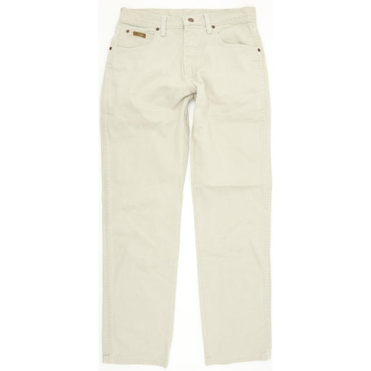 Wrangler Texas Men Beige Straight Regular Jeans W31 L31