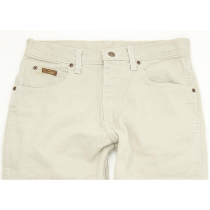 Wrangler Texas Men Beige Straight Regular Jeans W31 L31