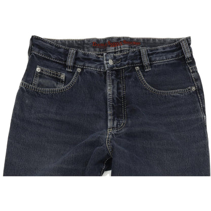 Joker Double Saddle Stitched Men Blue Straight Regular Jeans W33 L36