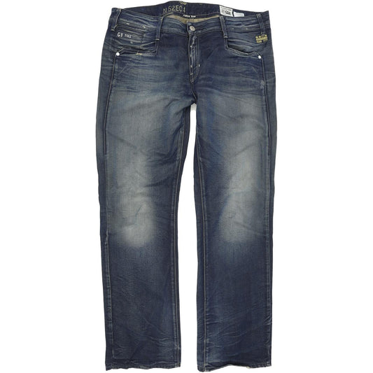 G-Star Jock Men Blue Straight Regular Jeans W34 L33