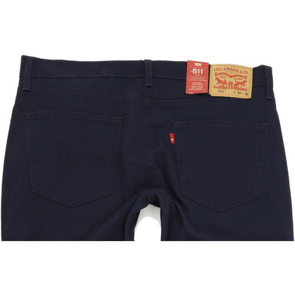 Levi's 511 Men Navy Skinny Slim Stretch Jeans W36 L32