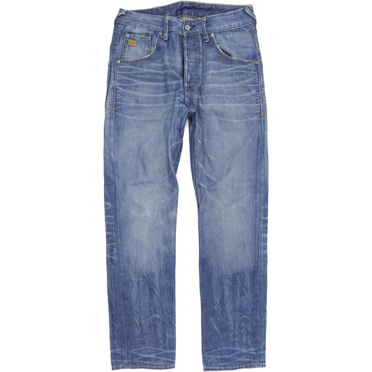 G-Star Grayson Men Blue Straight Regular Jeans W30 L32