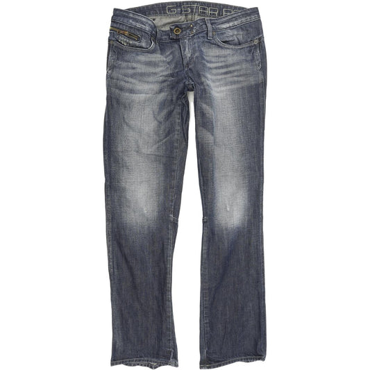 G-Star Women Blue Straight Regular Jeans W30 L30