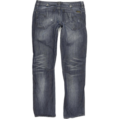 G-Star Women Blue Straight Regular Jeans W30 L30