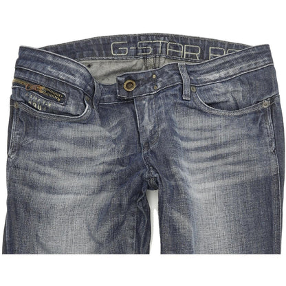 G-Star Women Blue Straight Regular Jeans W30 L30