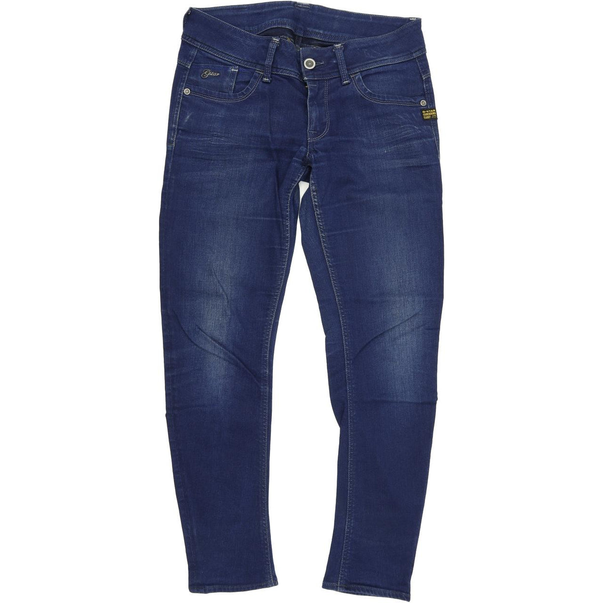 G-Star Lynn Women Blue Tapered Slim Stretch Jeans W30 L30