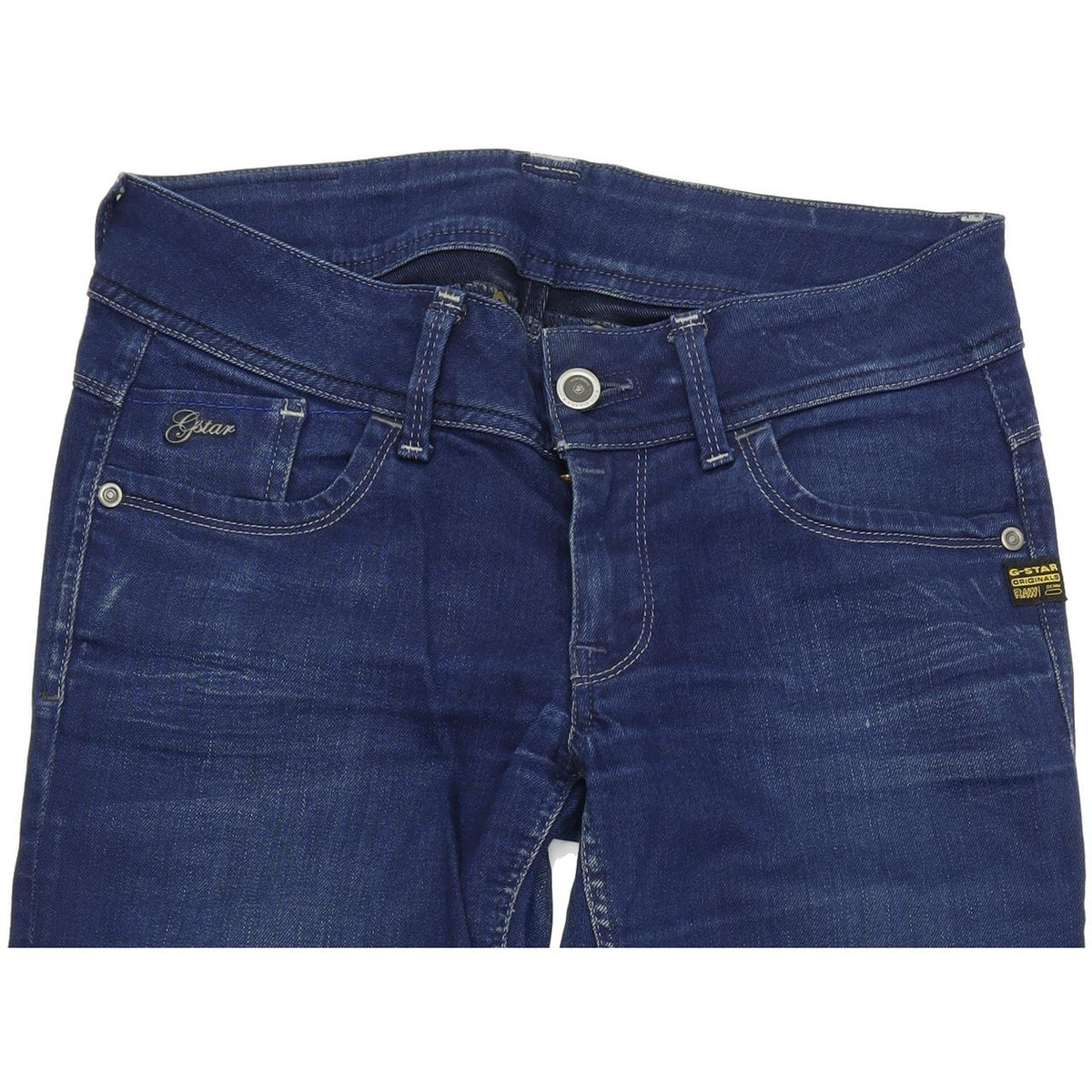 G-Star Lynn Women Blue Tapered Slim Stretch Jeans W30 L30