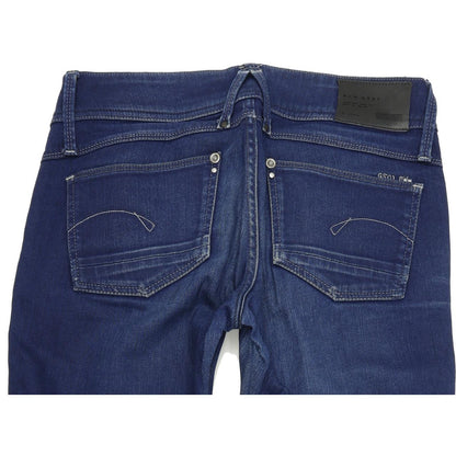 G-Star Lynn Women Blue Tapered Slim Stretch Jeans W30 L30