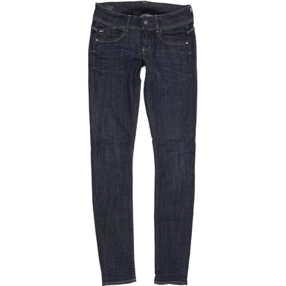 G-Star Lynn Women Blue Skinny Slim Stretch Jeans W28 L36