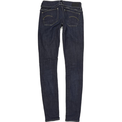 G-Star Lynn Women Blue Skinny Slim Stretch Jeans W28 L36