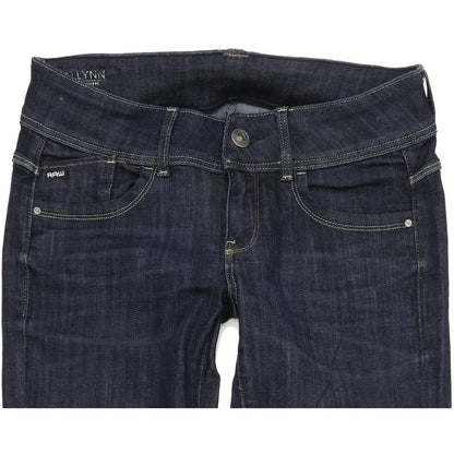 G-Star Lynn Women Blue Skinny Slim Stretch Jeans W28 L36
