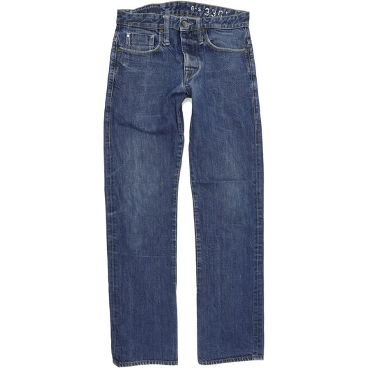 G-Star Victor Men Blue Straight Regular Jeans W31 L34