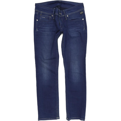G-Star Ford Women Blue Straight Regular Stretch Jeans W32 L30