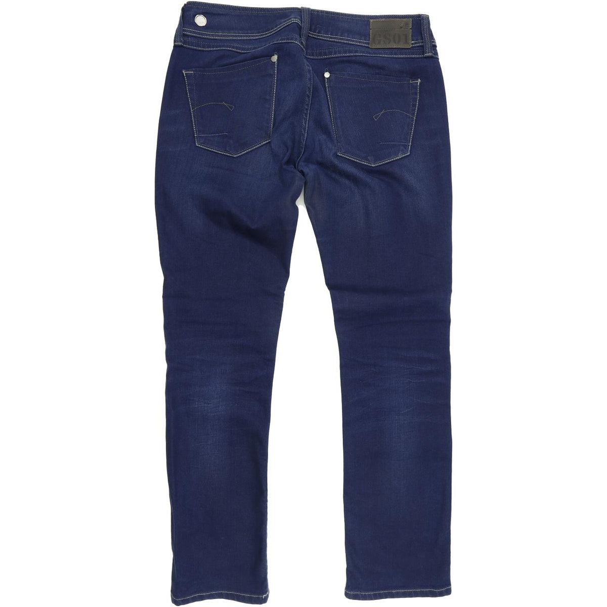 G-Star Ford Women Blue Straight Regular Stretch Jeans W32 L30