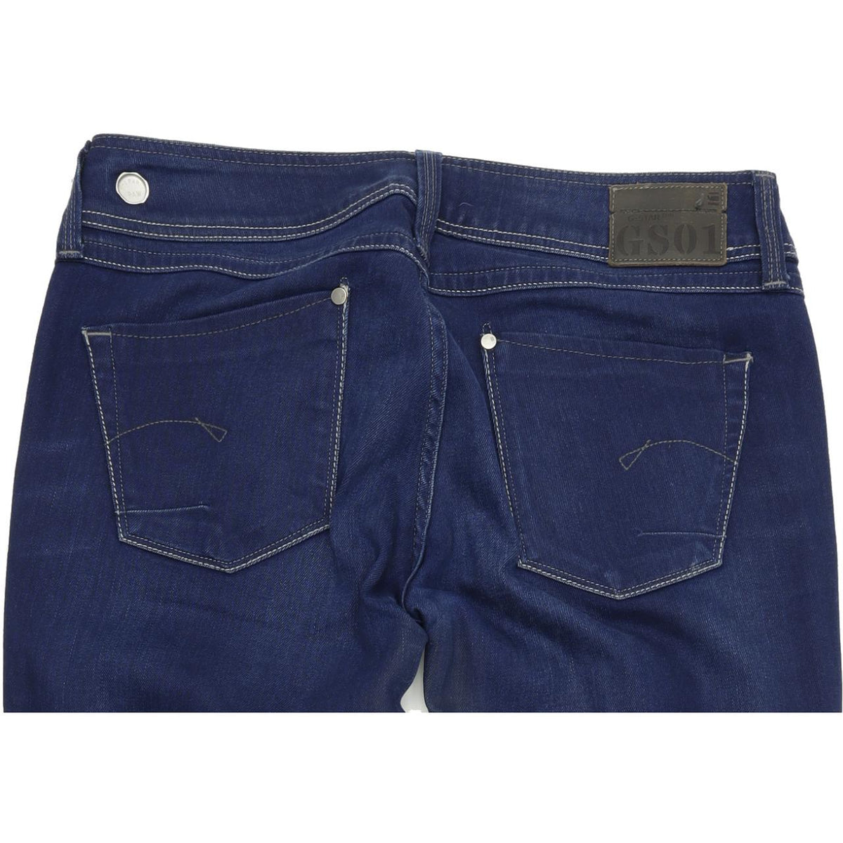 G-Star Ford Women Blue Straight Regular Stretch Jeans W32 L30