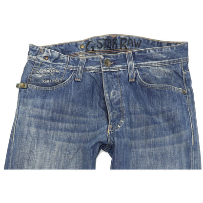 G-Star Reese Men Blue Straight Regular Jeans W33 L34