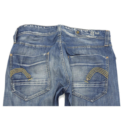G-Star Reese Men Blue Straight Regular Jeans W33 L34