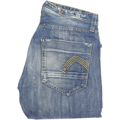 G-Star Reese Men Blue Straight Regular Jeans W33 L34