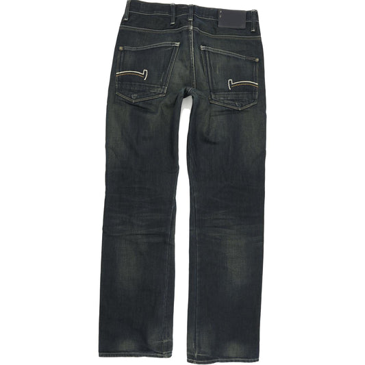 G-Star Men Blue Straight Regular Jeans W30 L32
