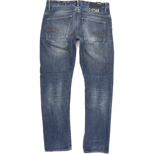 G-Star Yield Men Blue Straight Slim Jeans W34 L32
