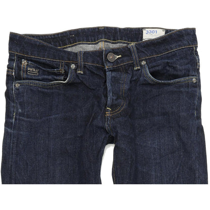 G-Star 3301 Men Blue Tapered Slim Jeans W31 L33