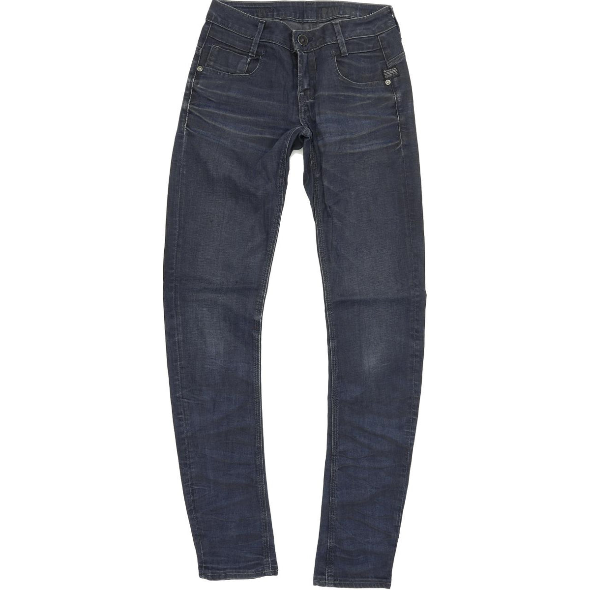 G-Star New Radar Women Blue Skinny Slim Stretch Jeans W24 L32