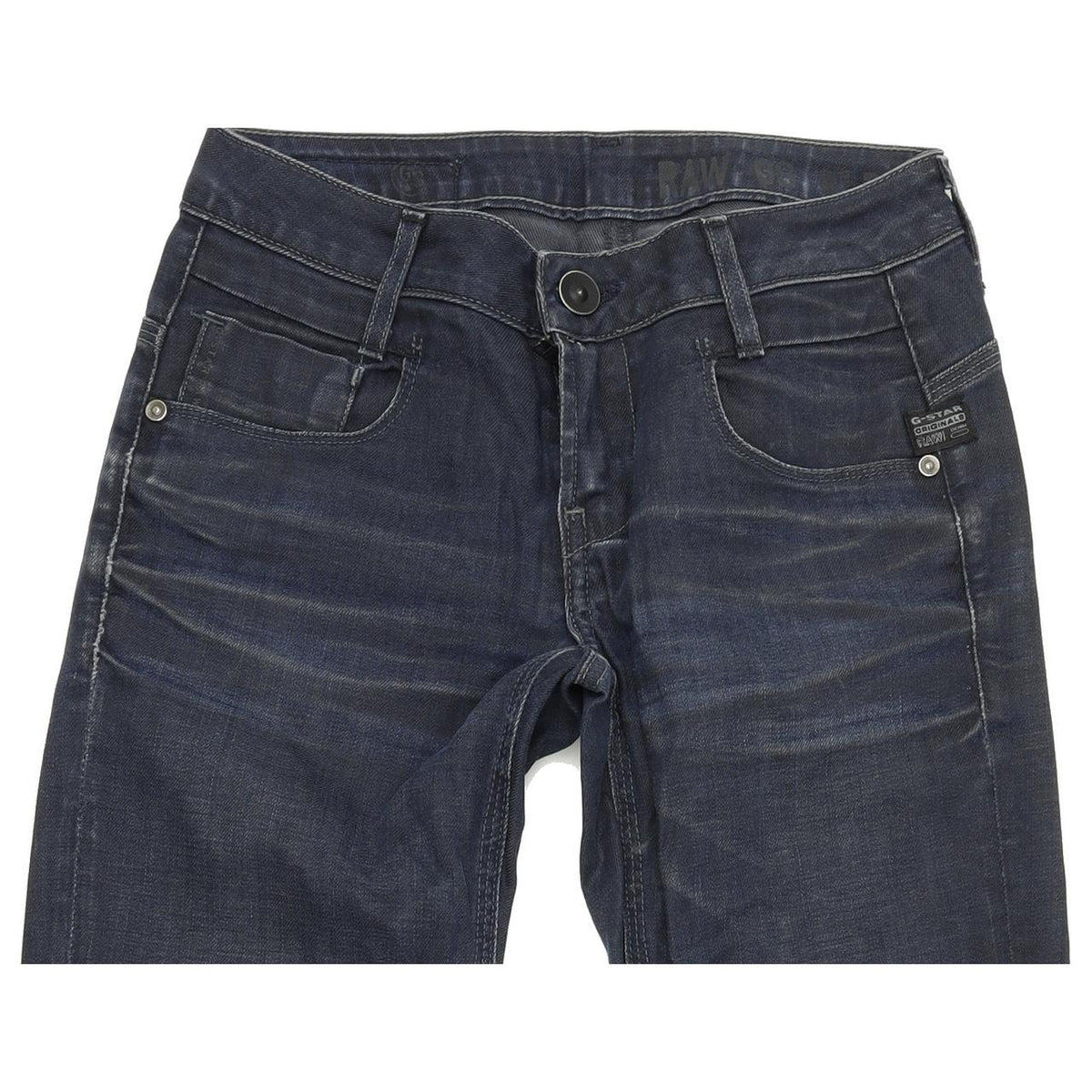 G-Star New Radar Women Blue Skinny Slim Stretch Jeans W24 L32