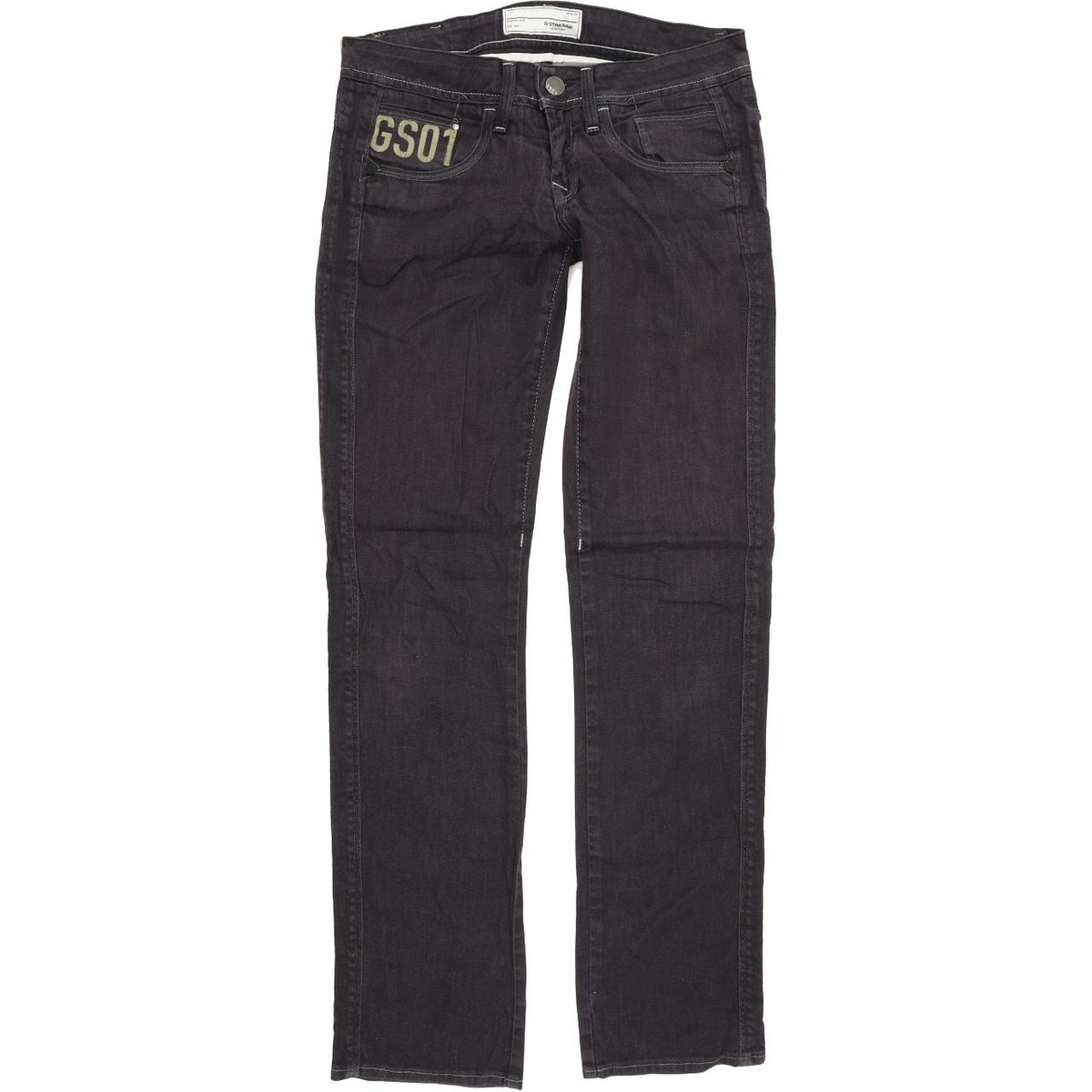 G-Star Saville Women Blue Straight Regular Stretch Jeans W29 L34