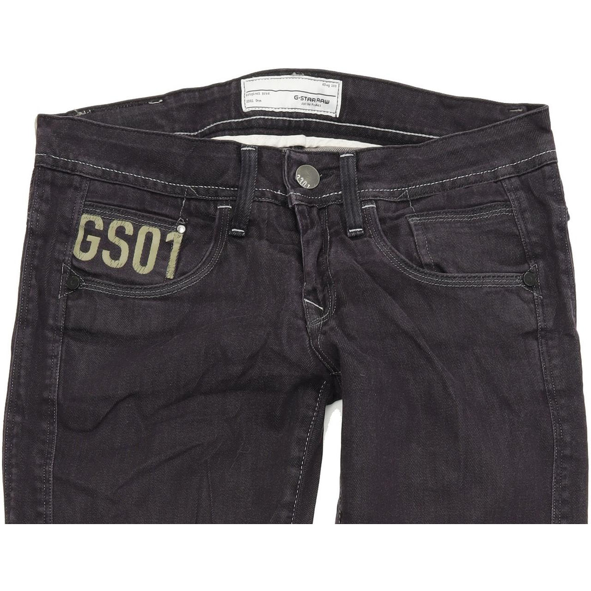 G-Star Saville Women Blue Straight Regular Stretch Jeans W29 L34