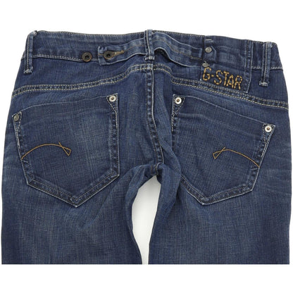 G-Star Midge Women Blue Straight Regular Stretch Jeans W27 L34